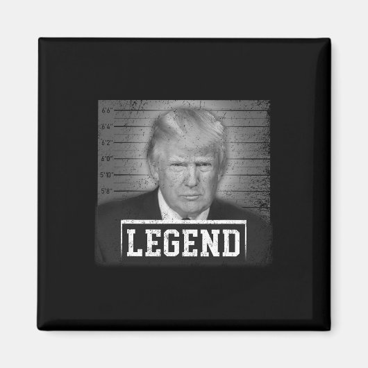 2024 Mugshot President Legend Save America  Magneet (Voorkant)