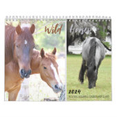 2024 Mustang Mission's wilde paarden - Kalender (Hoes)
