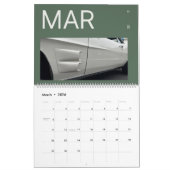 2024 Muurkalender voor Vintage Auto Buffs Kalender (Mar 2026)