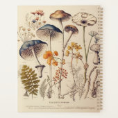 2024 Naturalist Cottagecore Mushrooms Planner (Achterkant)