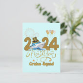 2024 New Year Cruise Squad NYE Party Reisgroep Briefkaart (Staand voorkant)