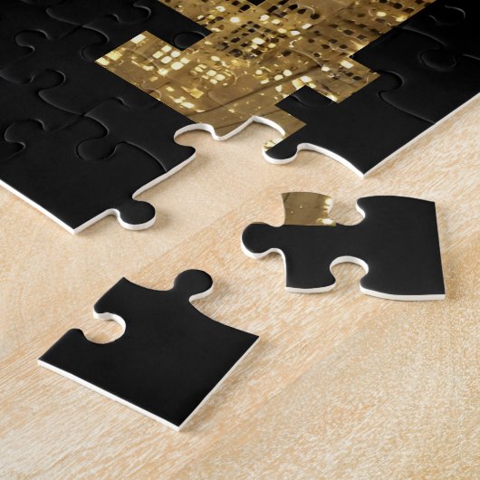 2024 New Years-Ball-NYC Gold- Legpuzzel (Zijkant)