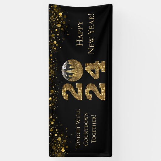 2024 New Years Eve Party—Ball-NYC Gold- Spandoek (Verticaal)