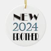 2024 Nieuw Broer Keramisch Ornament (Voorkant)