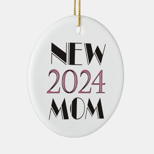 2024 Nieuw mama Ornament (Rechts)