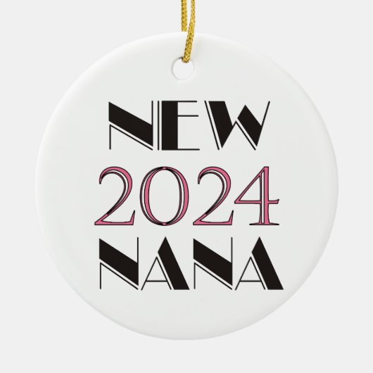 2024 Nieuw Nana Ornament (Voorkant)