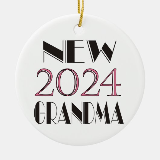 2024 Nieuw Oma Ornament (Voorkant)