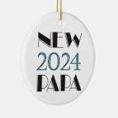 2024 Nieuw Papa Ornament (Rechts)