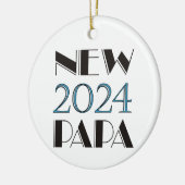 2024 Nieuw Papa Ornament (Links)
