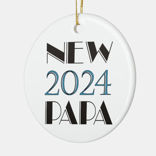 2024 Nieuw Papa Ornament (Links)