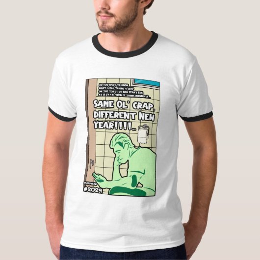 2024 Nieuw schrikkeljaar Meme T-shirt ontwerp (Voorkant)
