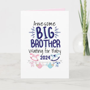 2024 Nieuwe Big Brother Wachten op Baby Sibling Kaart