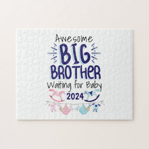 2024 Nieuwe Big Brother Wachten op Baby Sibling Legpuzzel