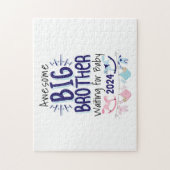 2024 Nieuwe Big Brother Wachten op Baby Sibling Legpuzzel (Verticaal)