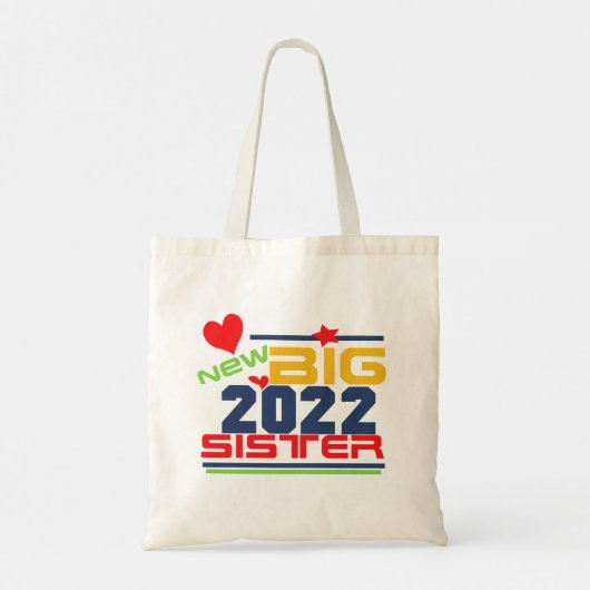 2024 Nieuwe Big Sister Canvas tassen (Achterkant)