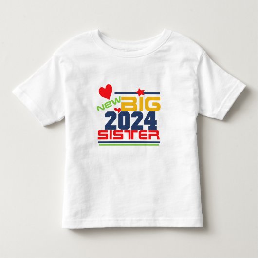 2024 Nieuwe Big Sister T-shirts (Voorkant)