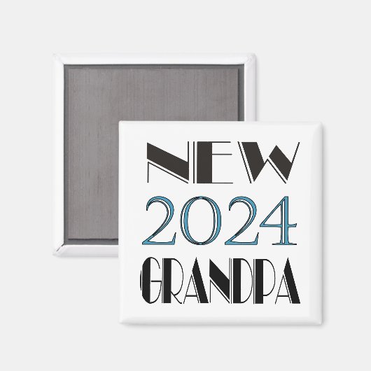 2024 nieuwe grootvader magneet (Voorkant / Achterkant)