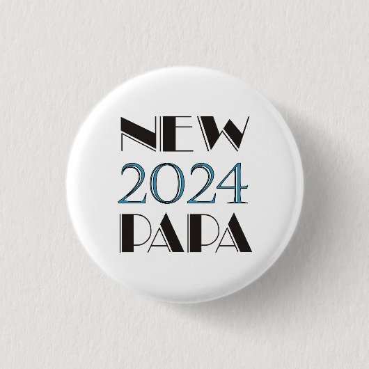 2024 Nieuwe Papa Button (Voorkant)