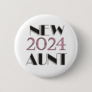 2024 Nieuwe Tante Button