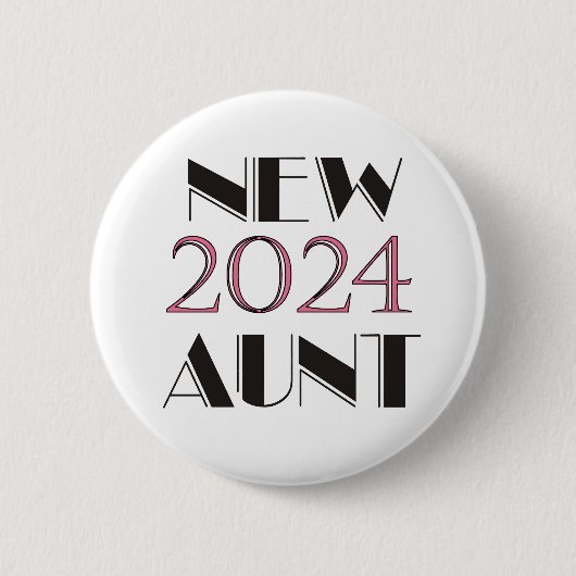 2024 Nieuwe Tante Button (Voorkant)