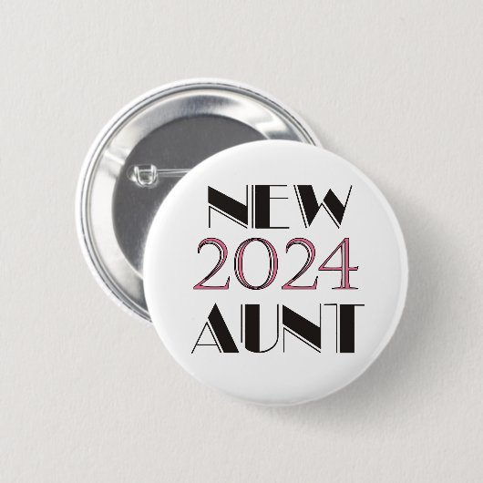 2024 Nieuwe Tante Button (Voorkant /achterkant)