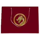 2024 Nieuwjaar-Chinees Nieuwjaar-Dragon- Groot Cadeauzakje (Voorkant)