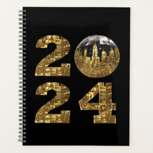 2024 Nieuwjaar-Gold-Ball-NYC Gold- Planner