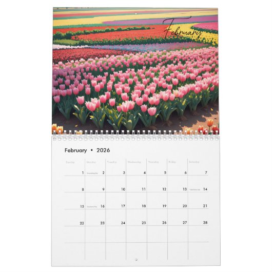 2024 Nieuwjaar Kalender (Feb 2026)
