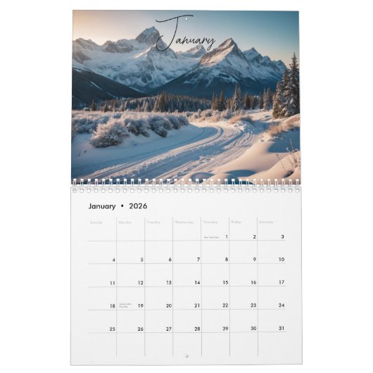 2024 Nieuwjaar Kalender (Jan 2026)