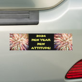 2024 NIEUWJAAR, NIEUWE HOUDING BUMPERSTICKER (Op auto)