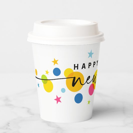 2024 Nieuwjaar Papieren Bekers (Voorkant)
