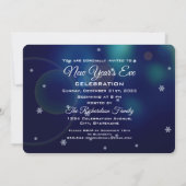 2024 Nieuwjaarsfeest Sneeuwvlok Kaart (Achterkant)