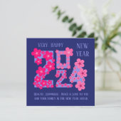2024 NIEUWJAARSGROET VOOR IEDEREEN KAART (Staand voorkant)