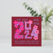 2024 NIEUWJAARSGROET VOOR IEDEREEN KAART (Staand voorkant)