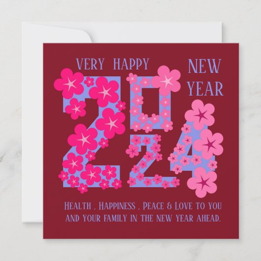 2024 NIEUWJAARSGROET VOOR IEDEREEN KAART (Voorkant)