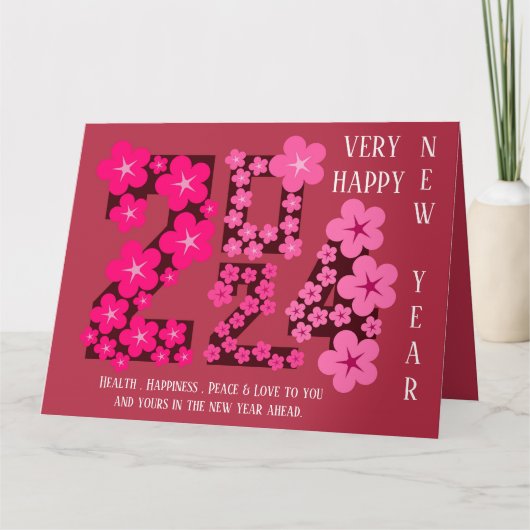 2024 NIEUWJAARSWENS VAN ZUSTER KAART (Voorkant)