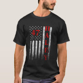 2024 Nikki Haley President Amerikaanse Vlag USA Am T-shirt (Voorkant)