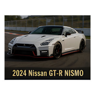 2024 Nissan GT-R NISMO Moderne Japanse Prestaties Perfect Poster