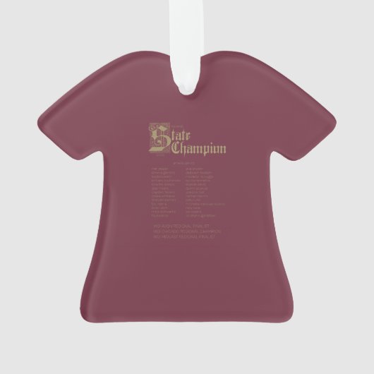 2024 Noblesville Winter Guard Variations Ornament (achterkant)