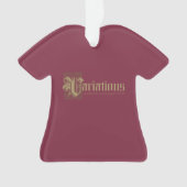 2024 Noblesville Winter Guard Variations Ornament (voorkant)