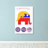 2024 Nooit Trump Thunder_Cove Canvas Afdruk (Insitu (Houten vloer))