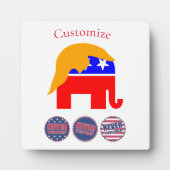 2024 Nooit Trump Thunder_Cove Fotoplaat (Voorkant)