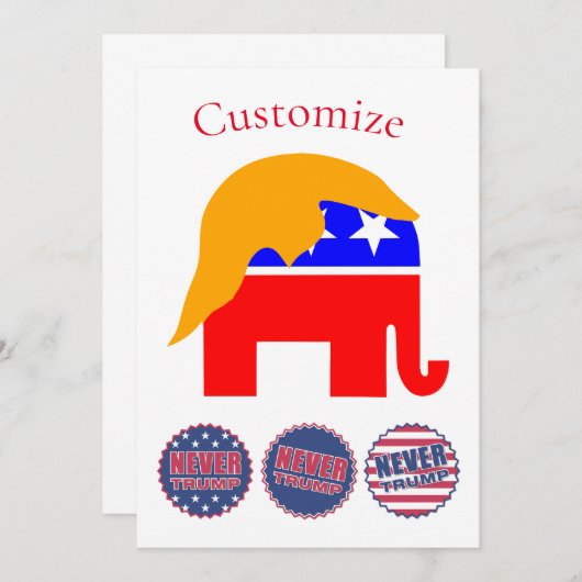 2024 Nooit Trump Thunder_Cove Kaart (Voorkant / Achterkant)