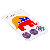 2024 Nooit Trump Thunder_Cove Magneet (Rechterzijde)