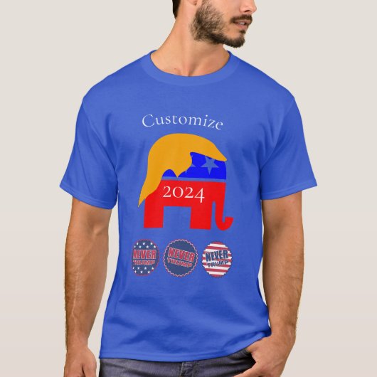 2024 Nooit Trump Thunder_Cove T-shirt (Voorkant)