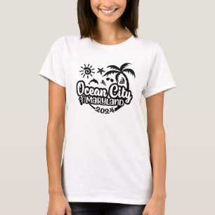 2024 Ocean City Maryland Vakantie Voorjaarsvakanti T-shirt