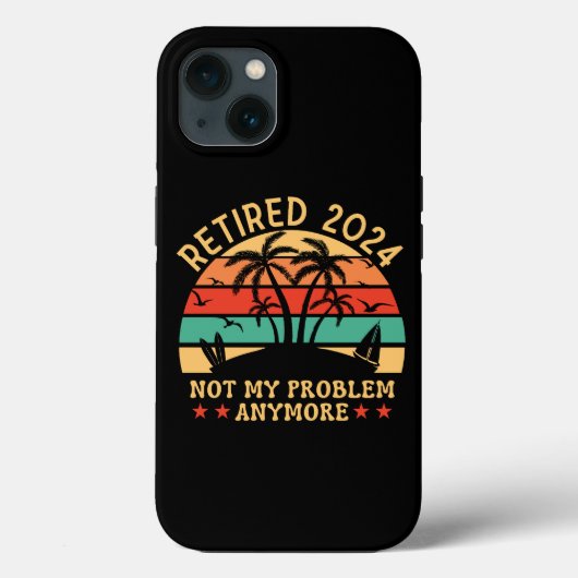 2024 officieel pensioen, grappig pensioen Case-Mate iPhone case (Achterkant)