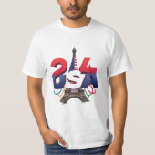 2024 Olympische Spelen T-shirt (Voorkant)