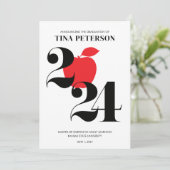 2024 Onderwijsdiploma Afstuderen Aankondiging (Staand voorkant)