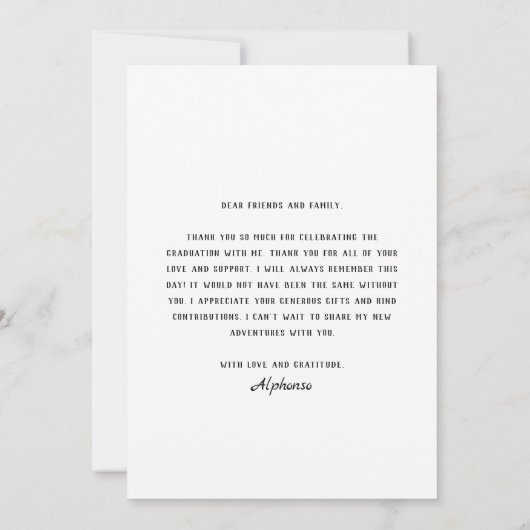 2024 Papel Picado Mexicaanse Fiesta Afstudeerfeest Bedankkaart (Achterkant)